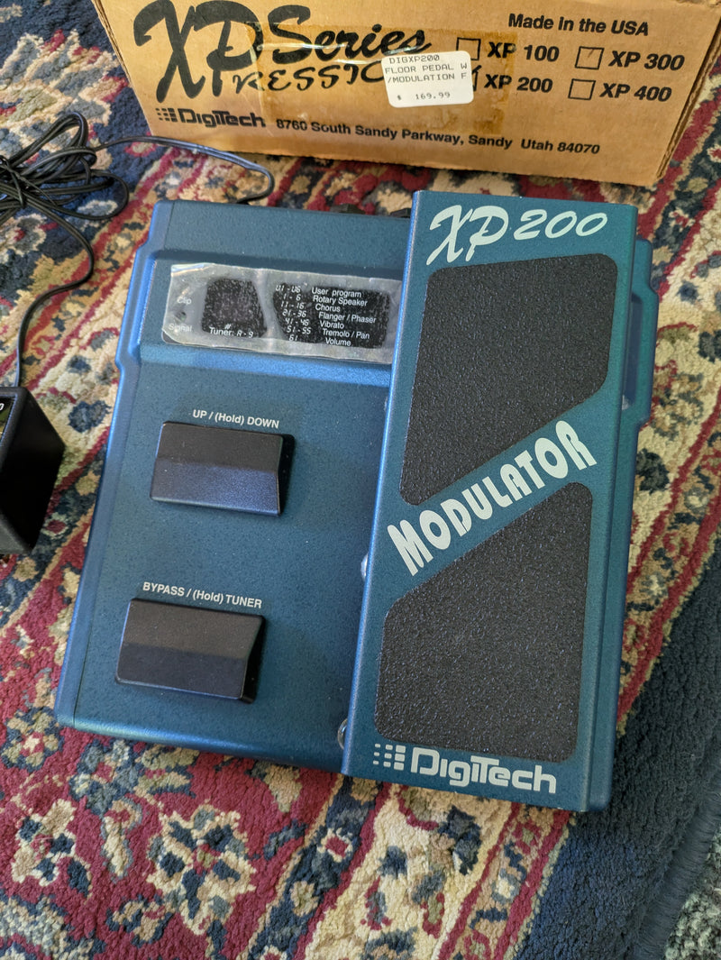 DigiTech XP-200 Modulator Pedal w/Box & Power Supply