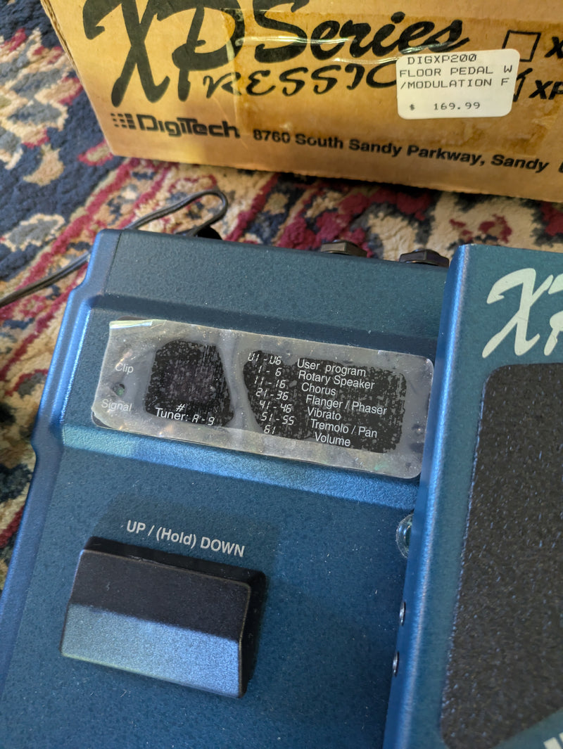 DigiTech XP-200 Modulator Pedal w/Box & Power Supply