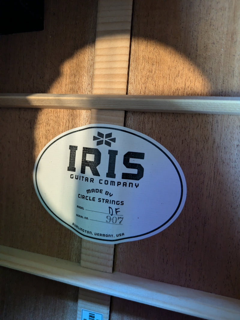 Iris DF Acoustic Guitar Satin Sunburst w/TKL Case