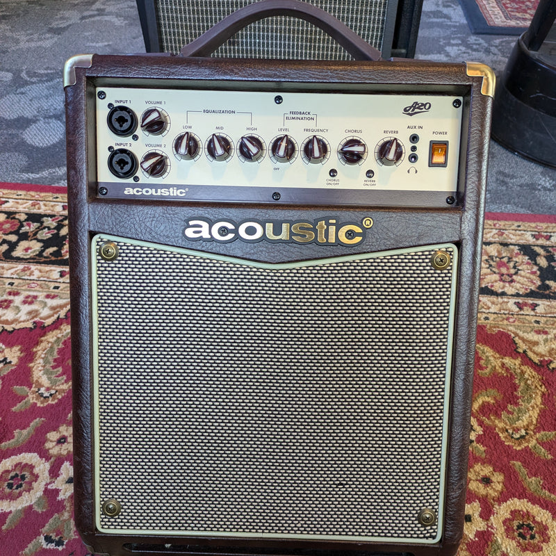 Acoustic A20 20W 1x8 Acoustic Guitar Amplifier Brown/Tan 2020