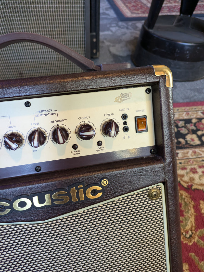 Acoustic A20 20W 1x8 Acoustic Guitar Amplifier Brown/Tan 2020