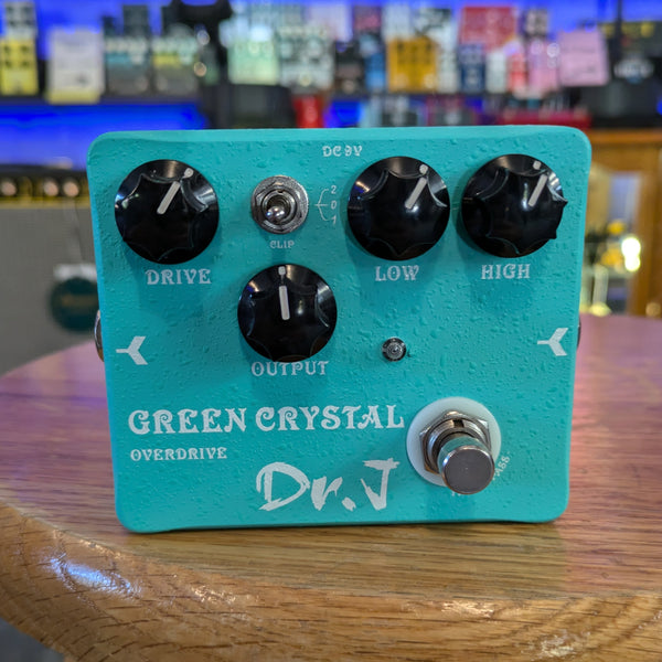 Dr. J D-50 Green Crystal Overdrive Pedal #NA
