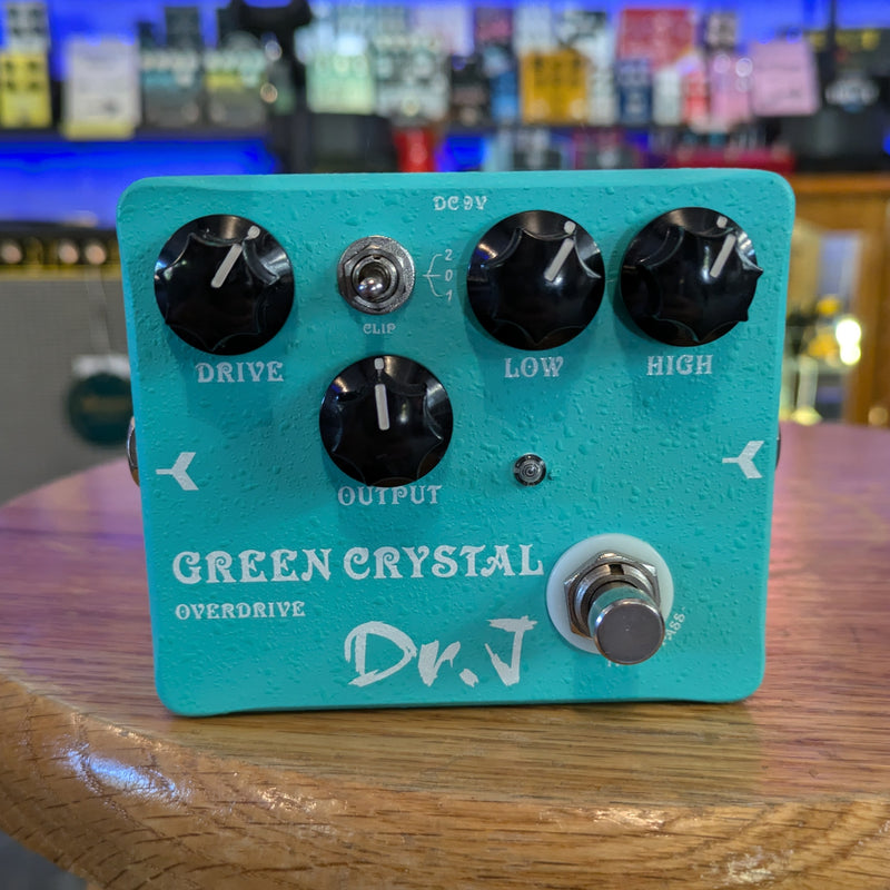 Dr. J D-50 Green Crystal Overdrive Pedal