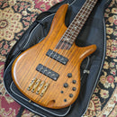Ibanez SR1200EVNF SR Premium 4-String Active Bass 2012 Vintage Natural Flat w/Ibanez Bag