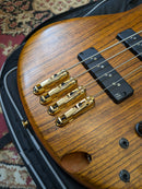 Ibanez SR1200EVNF SR Premium 4-String Active Bass 2012 Vintage Natural Flat w/Ibanez Bag