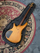 Ibanez SR1200EVNF SR Premium 4-String Active Bass 2012 Vintage Natural Flat w/Ibanez Bag