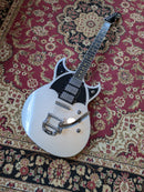 Reverend Reeves Gabrels Spacehawk Supreme Signature Semi-Hollow Electric Guitar Metallic Silver Freeze