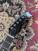 Reverend Reeves Gabrels Spacehawk Supreme Signature Semi-Hollow Electric Guitar Metallic Silver Freeze