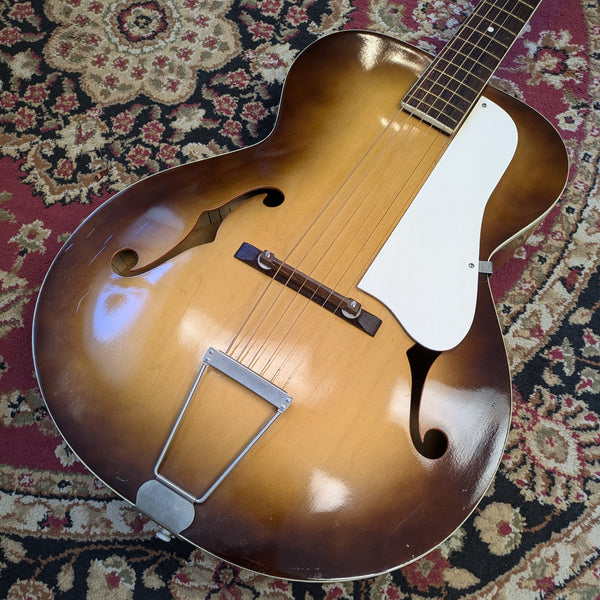 Silvertone Archtop Acoustic c1960s Sunburst *Needs Neck Reset/Repair/As-Is*