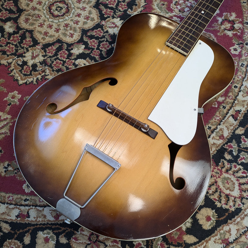 Silvertone Archtop Acoustic c1960s Sunburst *Needs Neck Reset/Repair/As-Is*