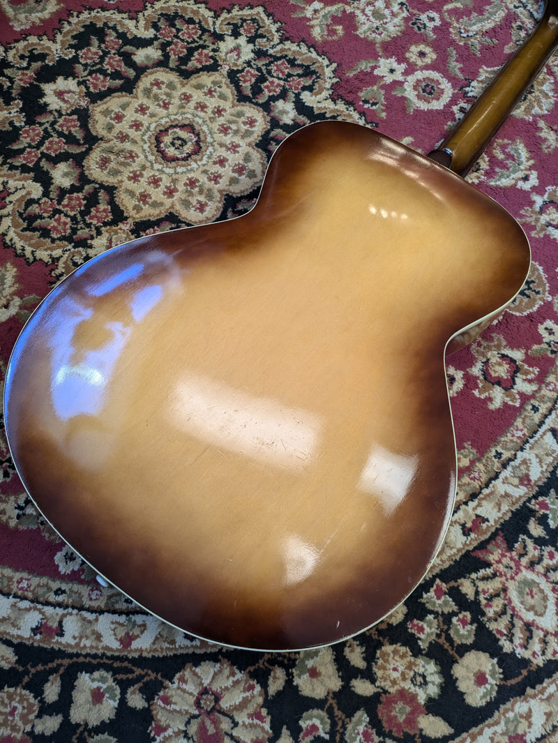 Silvertone Archtop Acoustic c1960s Sunburst *Needs Neck Reset/Repair/As-Is*