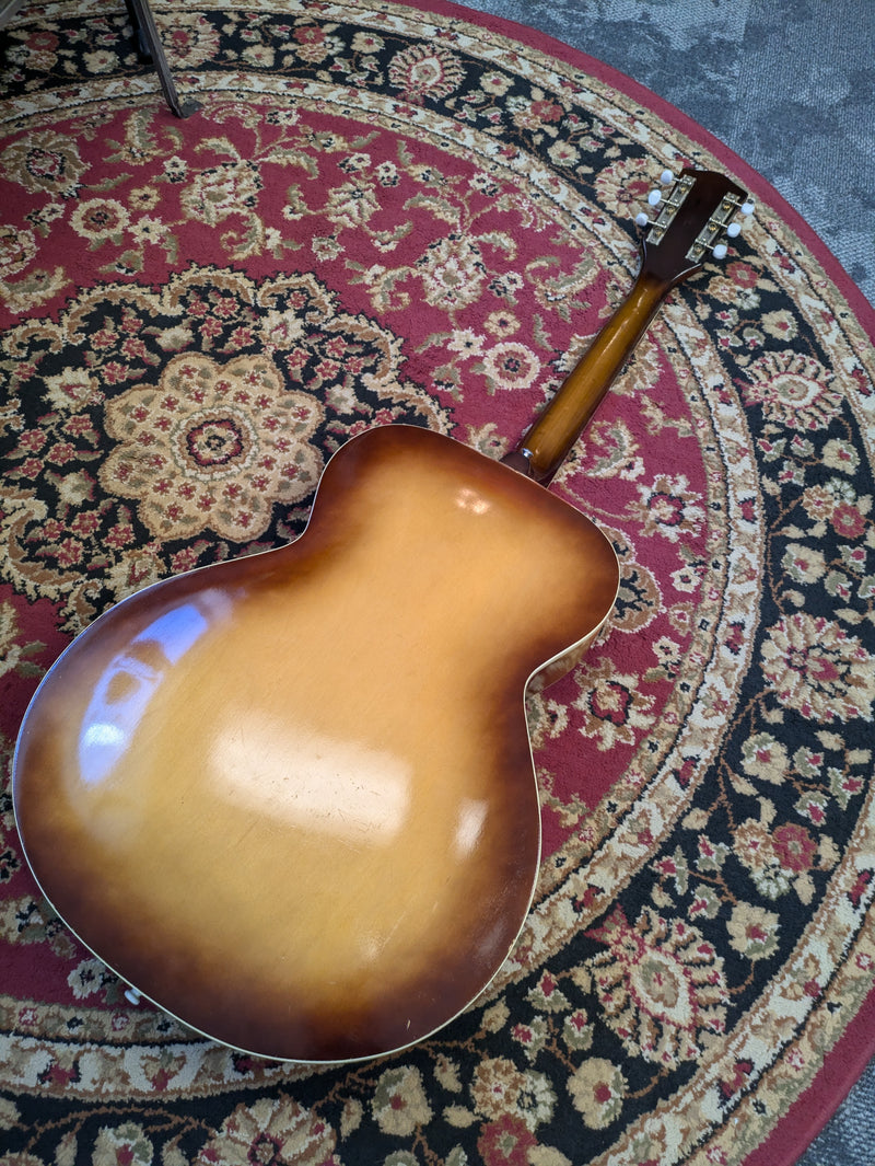 Silvertone Archtop Acoustic c1960s Sunburst *Needs Neck Reset/Repair/As-Is*