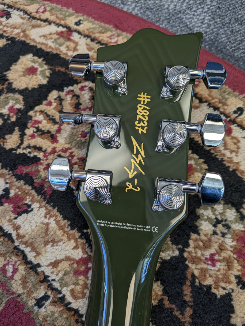 Reverend Sensei H90 Army Green Electric Guitar