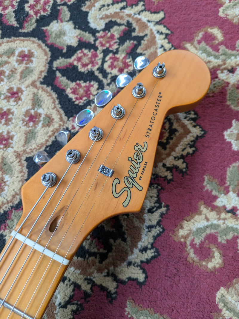 Squier 40th Anniversary Stratocaster 2022 Satin Seafoam Green