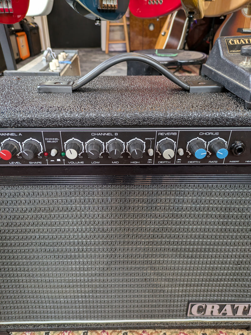 Crate G-40C 40-Watt 1x12 Guitar Amplifier USA 1990s (Chorus/Reverb) w/Footswitch