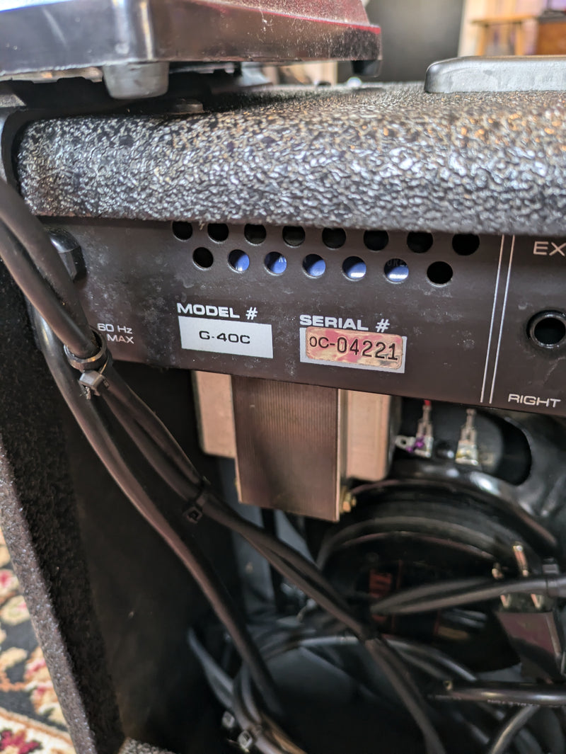 Crate G-40C 40-Watt 1x12 Guitar Amplifier USA 1990s (Chorus/Reverb) w/Footswitch