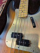 Nash PB57 Ash Bass Guitar 2-Tone Burst Medium Aging w/Nash Case