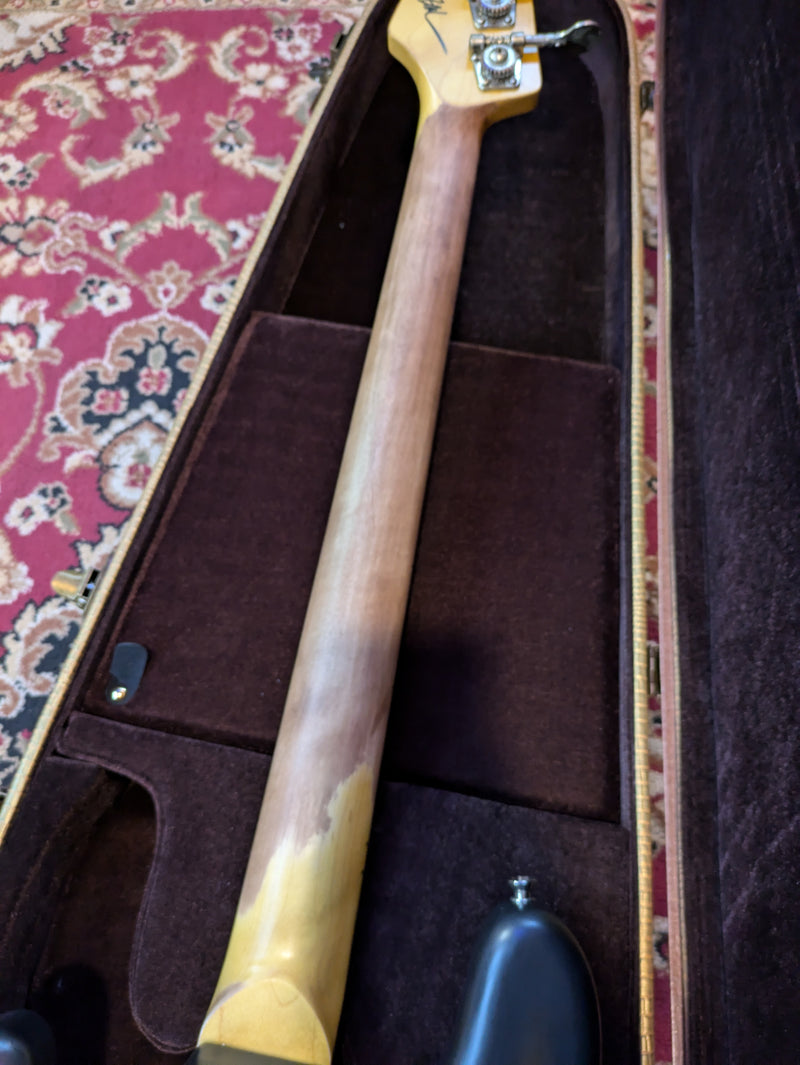 Nash PB57 Ash Bass Guitar 2-Tone Burst Medium Aging w/Nash Case