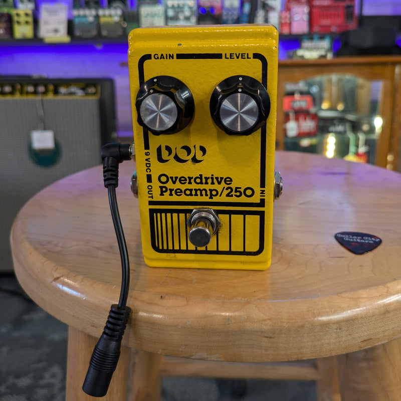 DOD 250 Overdrive/Preamp Pedal (TL081CP) 1981