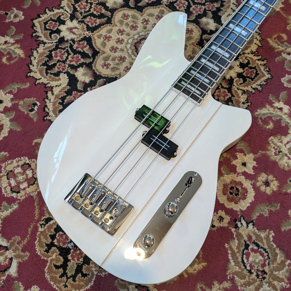 Reverend Sentinel Short-Scale Electric Bass Transparent White #68318-2 *B-Stock*