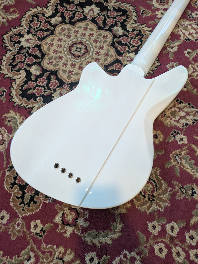 Reverend Sentinel Short-Scale Electric Bass Transparent White