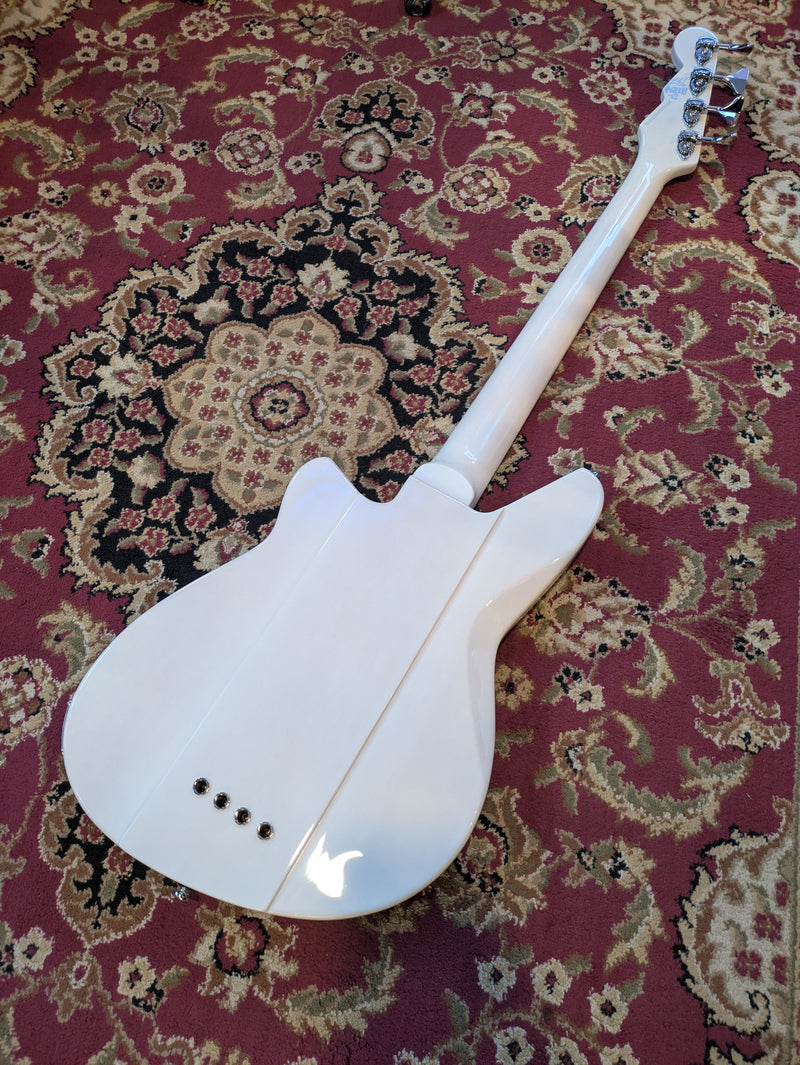 Reverend Sentinel Short-Scale Electric Bass Transparent White