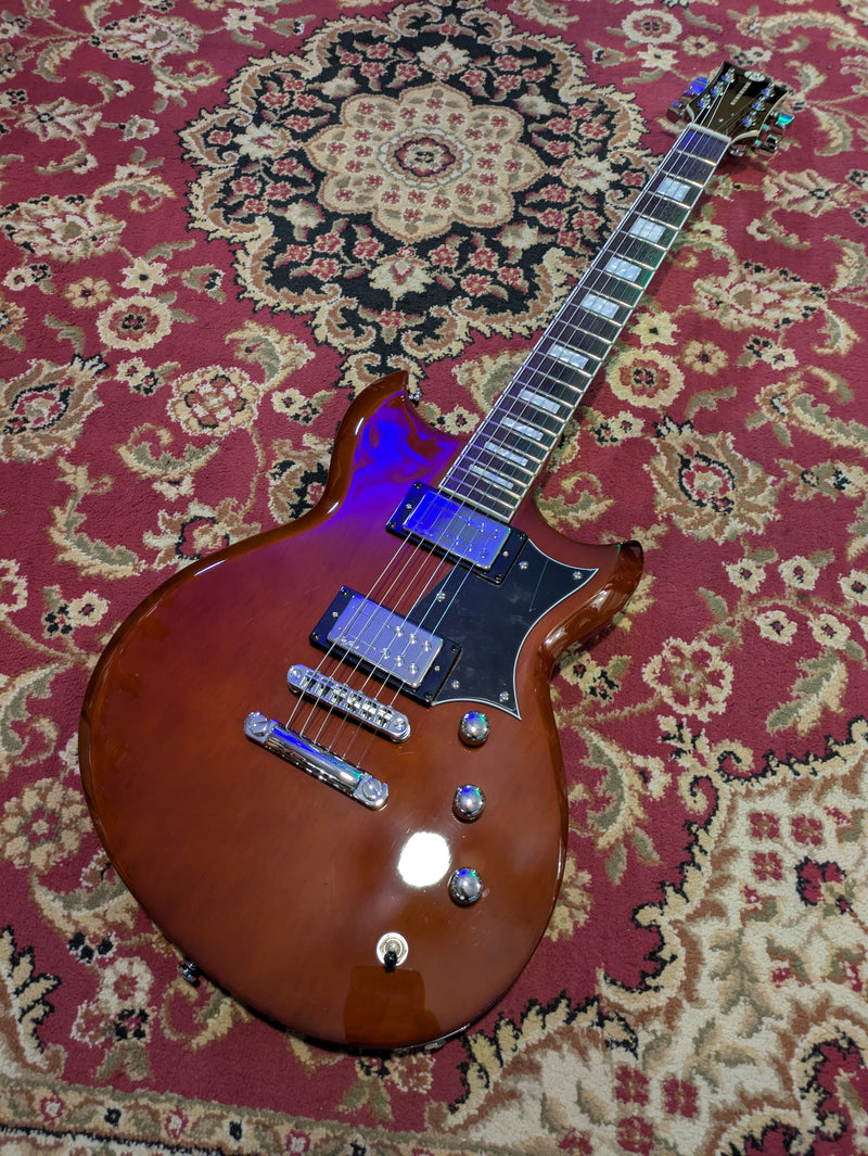 Reverend Bob Balch Signature Electric Guitar Violin Brown