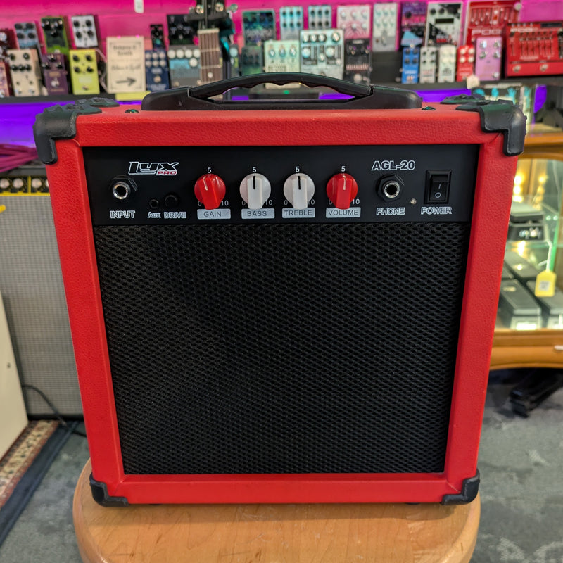 LyxPro AGL-20 20-Watt Electric Guitar Amp 2019 Red