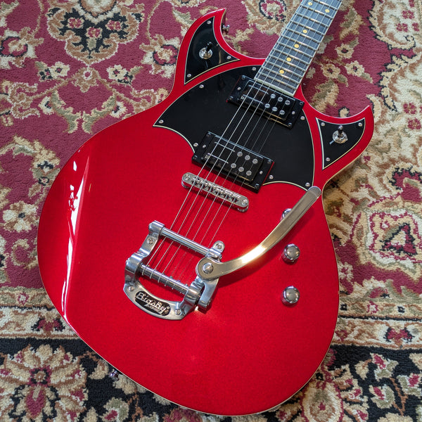 Reverend Reeves Gabrels Spacehawk Semi-Hollow Electric Guitar Metallic Red #62262