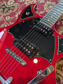 Reverend Reeves Gabrels Spacehawk Semi-Hollow Electric Guitar Metallic Red