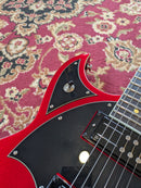 Reverend Reeves Gabrels Spacehawk Semi-Hollow Electric Guitar Metallic Red