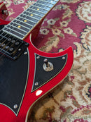 Reverend Reeves Gabrels Spacehawk Semi-Hollow Electric Guitar Metallic Red