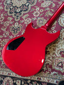 Reverend Reeves Gabrels Spacehawk Semi-Hollow Electric Guitar Metallic Red