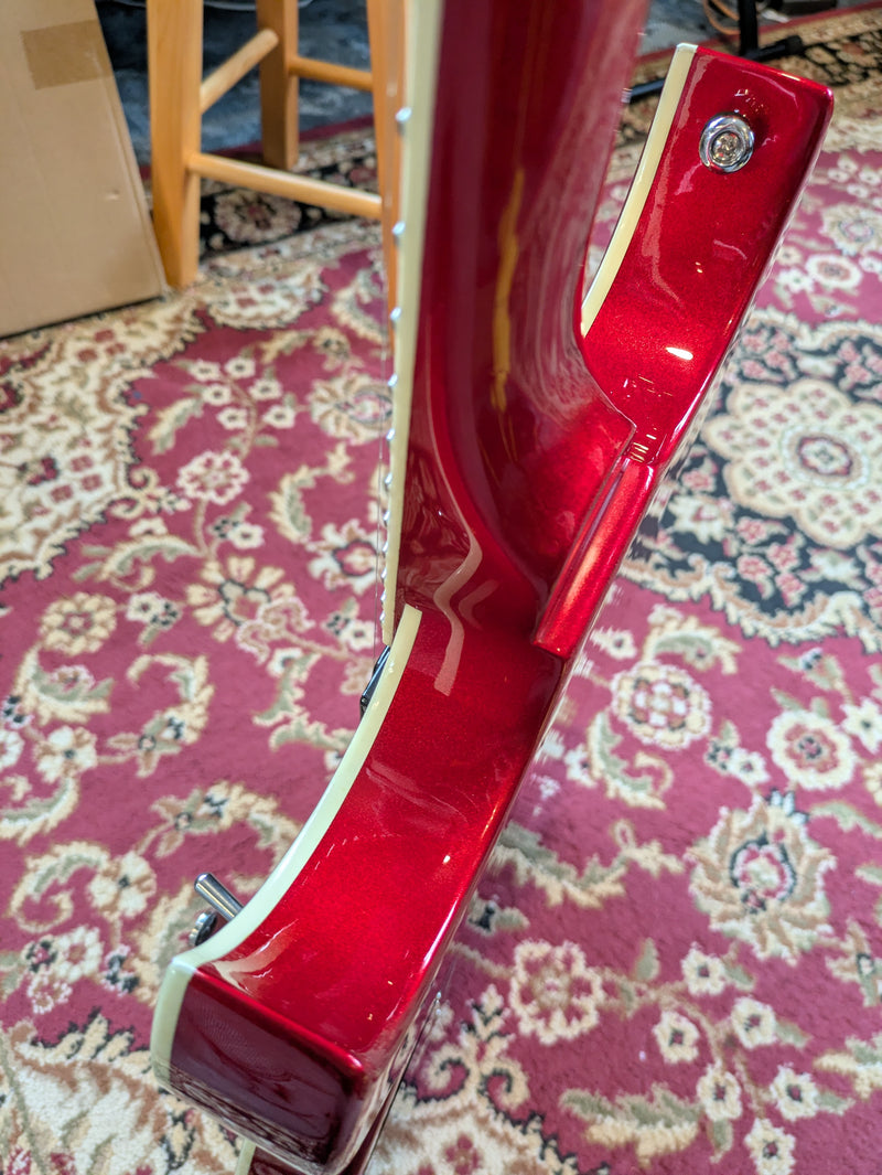 Reverend Reeves Gabrels Spacehawk Semi-Hollow Electric Guitar Metallic Red