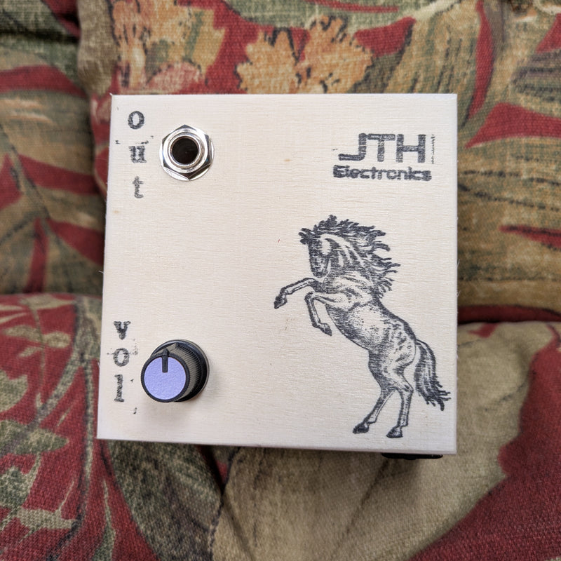 JTH Electronics Piezo Noisebox Jr. 'Horse' Wood Box (3.5x3.5x2")