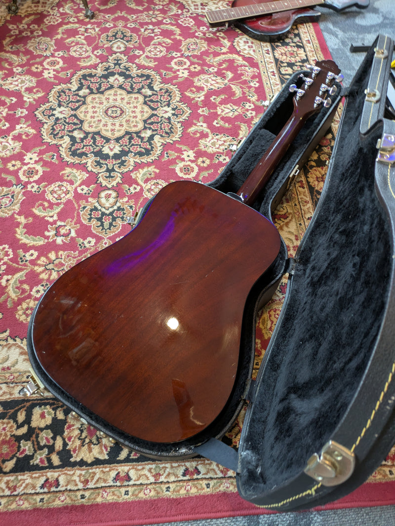 Guild D-25 Dreadnought Acoustic Guitar 1990 Natural w/Guild Case