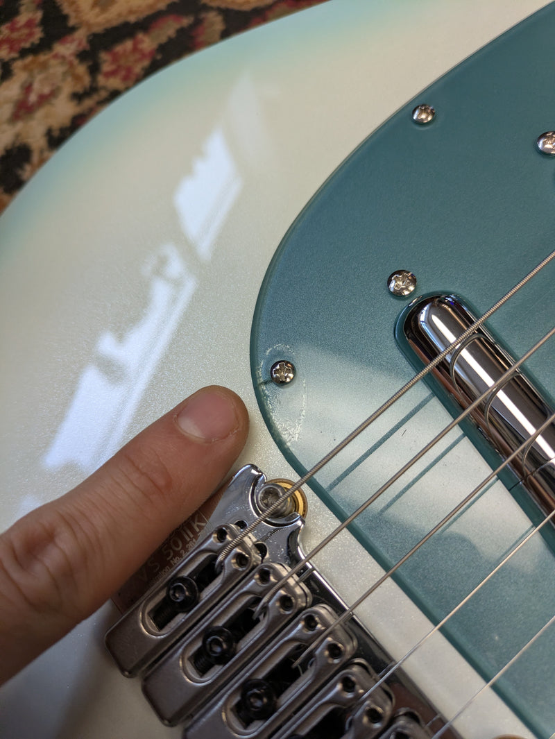 Reverend Spy Electric Guitar Chronic Blue Burst Rosewood Fingerboard