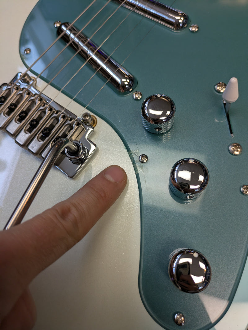 Reverend Spy Electric Guitar Chronic Blue Burst Rosewood Fingerboard