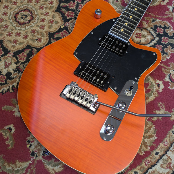 Reverend Reeves Gabrels Satin Orange Flame Maple #69591-2 *B-Stock*