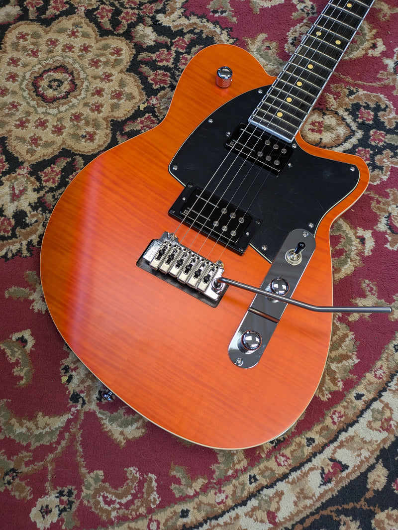 Reverend Reeves Gabrels Satin Orange Flame Maple