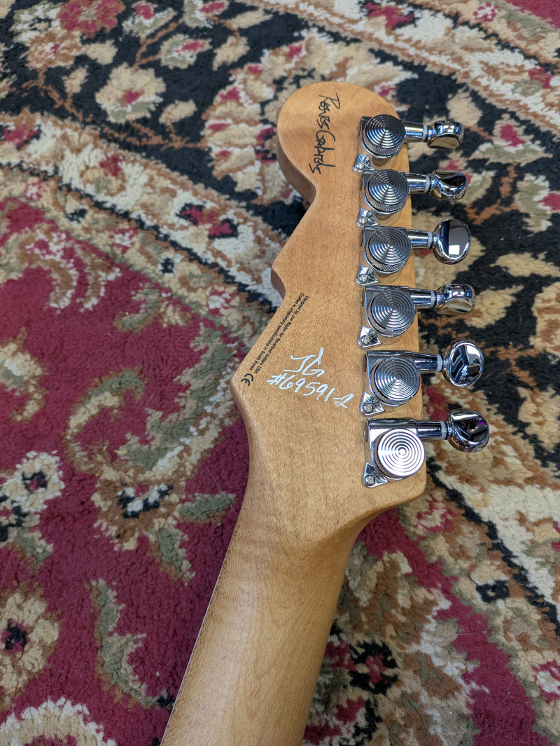 Reverend Reeves Gabrels Satin Orange Flame Maple