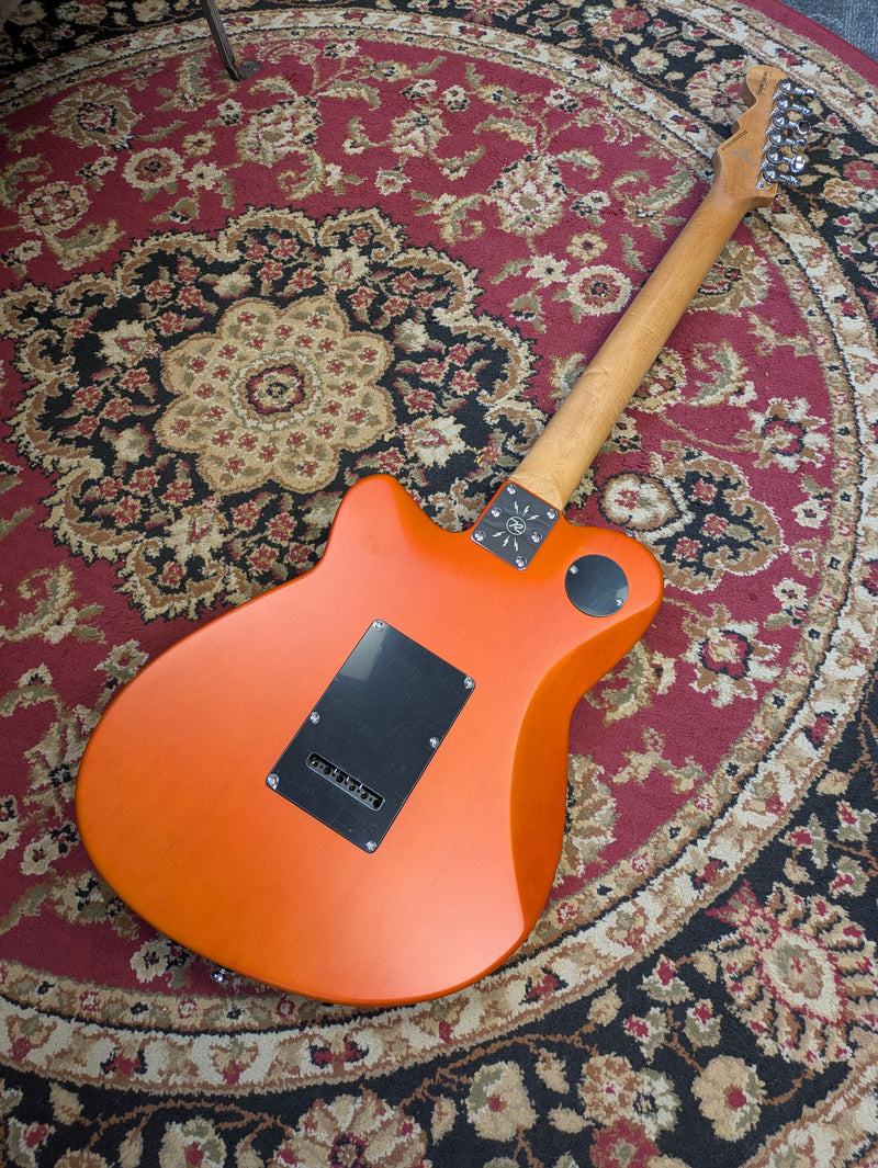 Reverend Reeves Gabrels Satin Orange Flame Maple