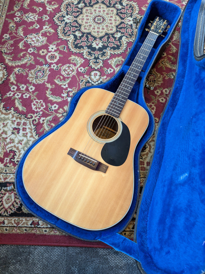 Alvarez 5048 Dreadnought Acoustic 1986 Natural (Japan) w/Case