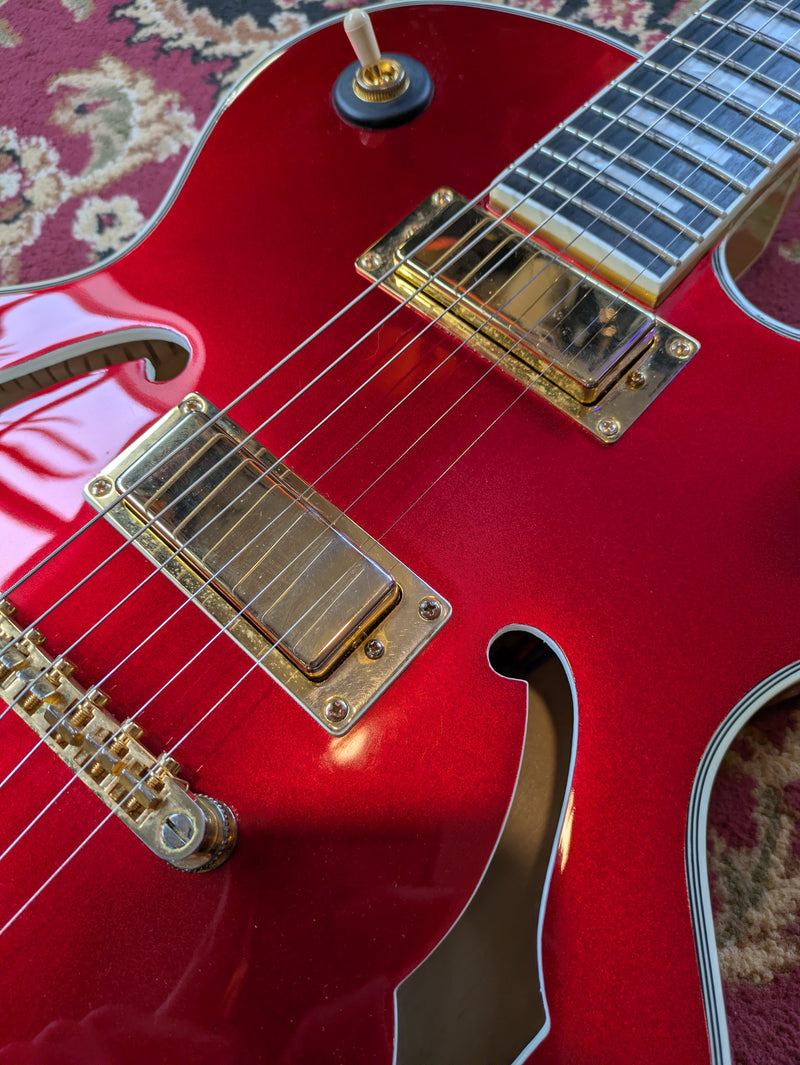 Epiphone Uptown Kat ES Semi Hollow Electric Guitar 2020 Ruby Red Metallic