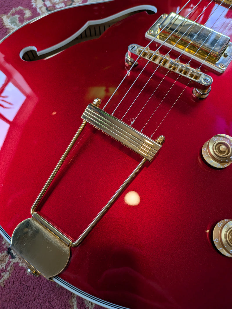 Epiphone Uptown Kat ES Semi Hollow Electric Guitar 2020 Ruby Red Metallic