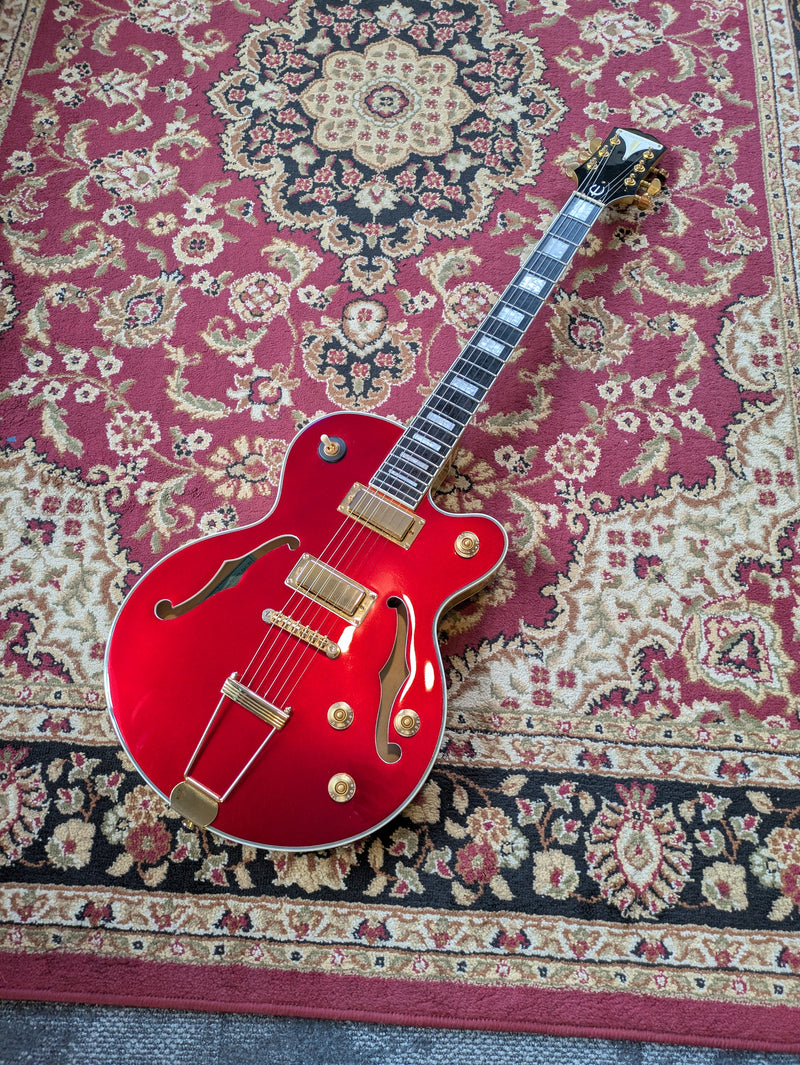 Epiphone Uptown Kat ES Semi Hollow Electric Guitar 2020 Ruby Red Metallic