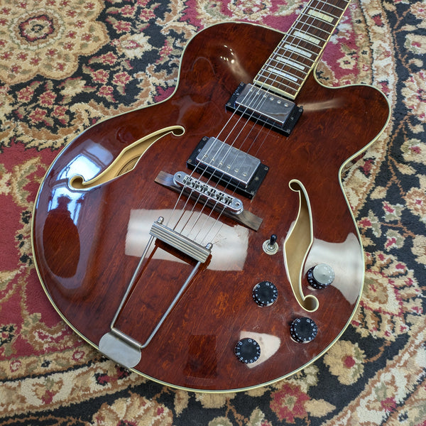 Ibanez Artcore AFS75T-TBR Hollow-Body Electric Guitar 2003 Transparent Brown *Modified* #S03060432