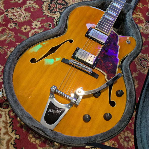 D'Angelico Excel 175 Hollowbody Electric Guitar 2016 Natural w/D'Angelico Case #S160063069