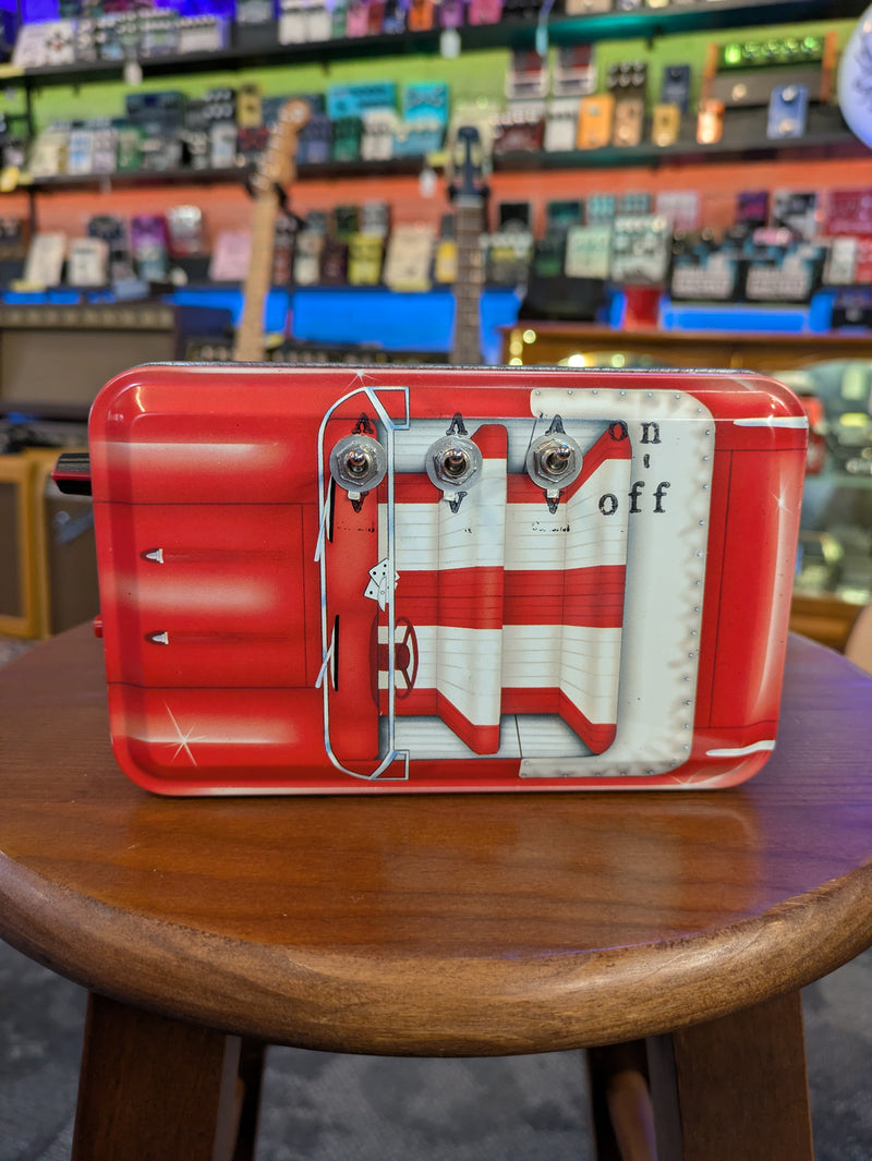 JTH Electronics 3-Pickup Piezo Noisebox "57 Bel-Air" Tin (6x4x3")