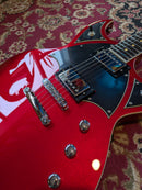 Reverend Reeves Gabrels Spacehawk HT Electric Guitar Metallic Red *B-Stock*